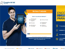 Tablet Screenshot of estudenacruzeirodosul.com